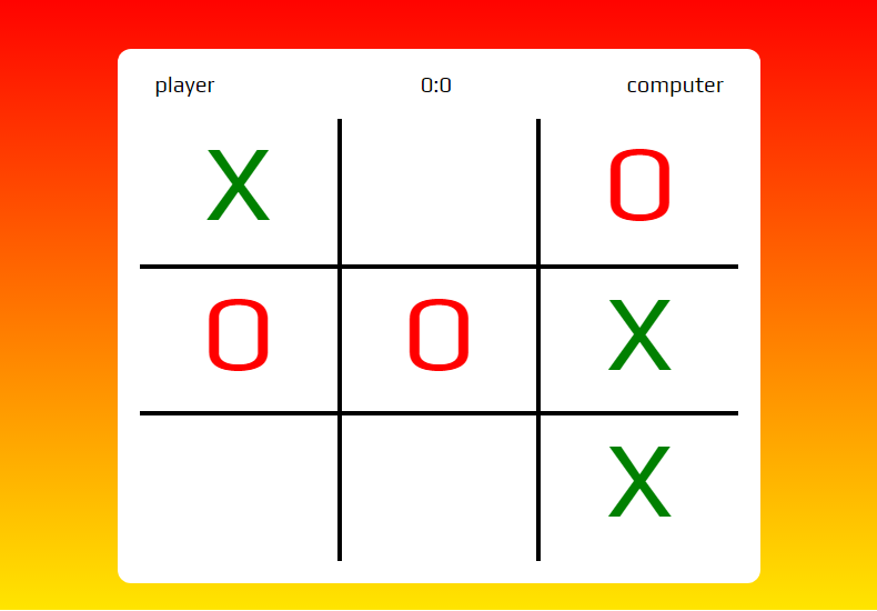 link to a tic tac toe game